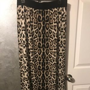 Comfy animal print skirt